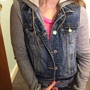 Jean-sweatshirt Jacket